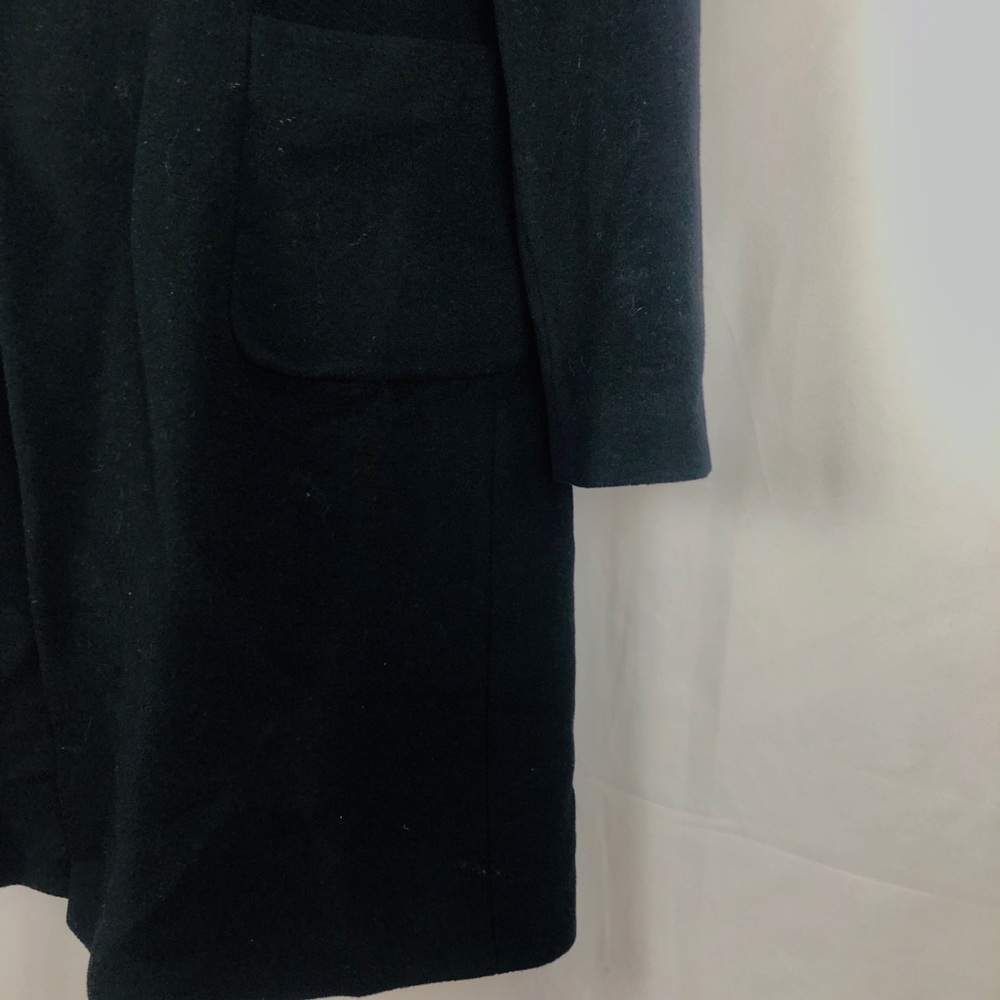 Banana Republic Wool/Alpaca long coat pockets L - Picture 6 of 12